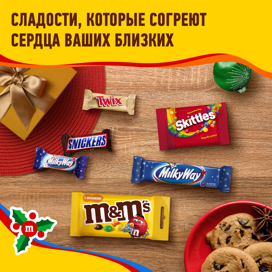 Набор кондитерских изделий M&M'S & FRIENDS Варежка, 121г, превью