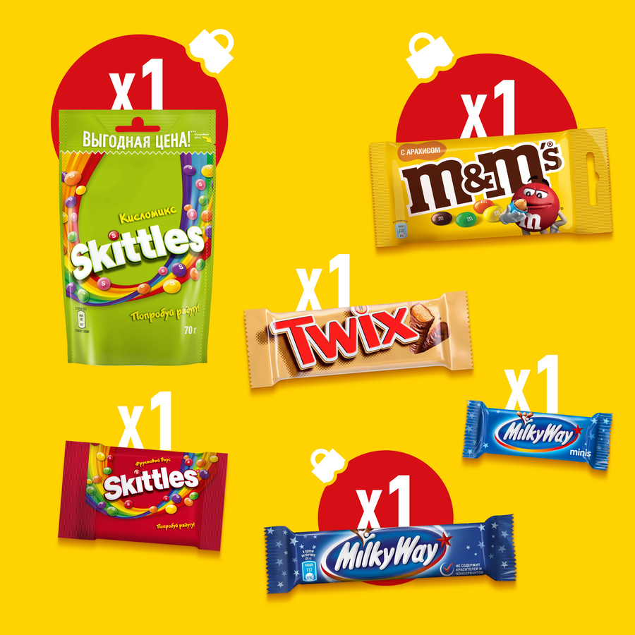Набор кондитерских изделий M&M'S & FRIENDS Сани, 222г, предпросмотр