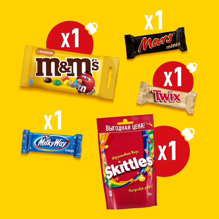 Набор кондитерских изделий M&M'S & FRIENDS Сфера, 148г, предпросмотр
