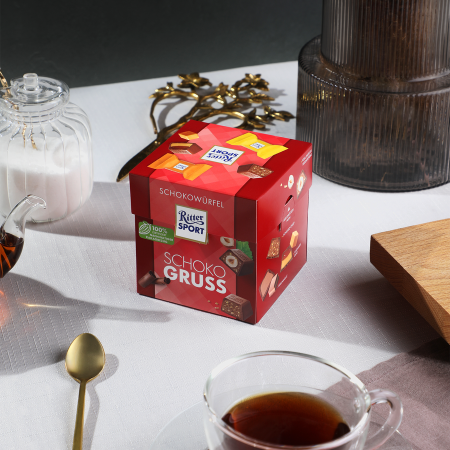 Набор конфет RITTER SPORT Schoko gruss из молочного шоколада, 176г, превью