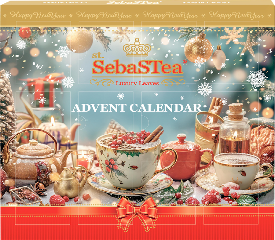 Чай черный SEBASTEA Advent Calendar Ассорти байховый мелколистовой, 24пак, превью