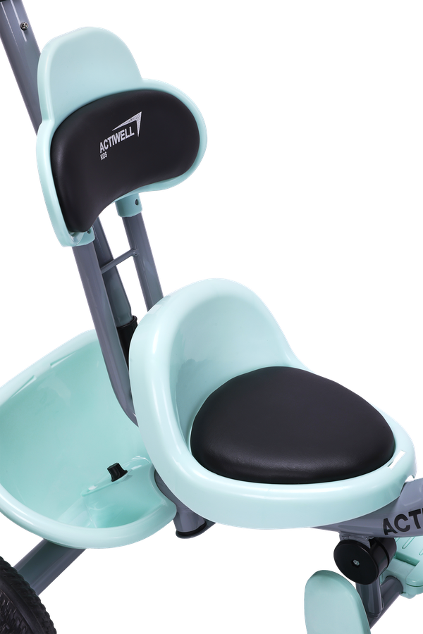 Велосипед трехколесный детский ACTIWELL 3–6 лет, с родительской ручкой, Арт. 25721, превью