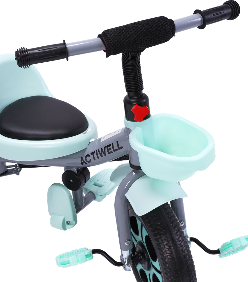 Велосипед трехколесный детский ACTIWELL 3–6 лет, с родительской ручкой, Арт. 25721, превью