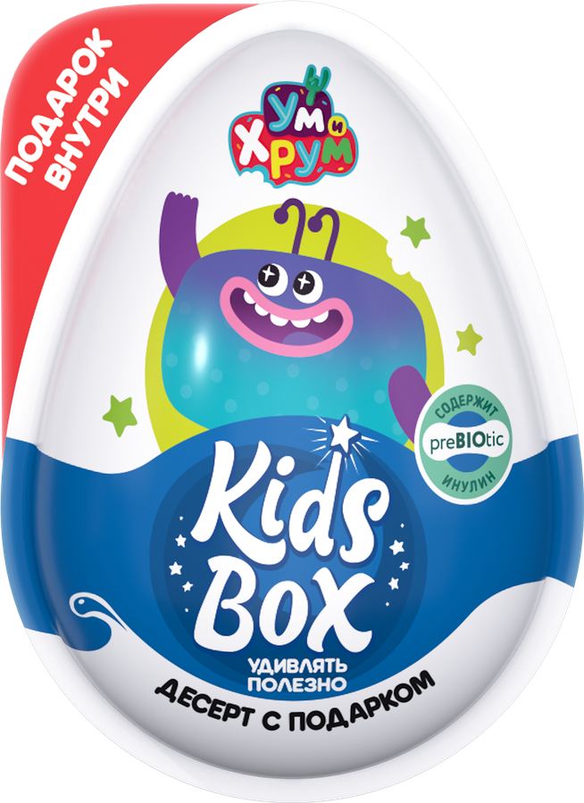 Десерт сахаристый KIDS BOX Ум и Хрум, с подарком, 20г, превью