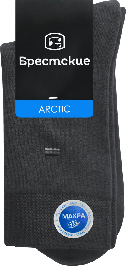 Носки мужские БРЕСТСКИЕ Arctic р. 25, 27, 29, темно-серые рис. 032/000, 
Арт. 14С2420, превью