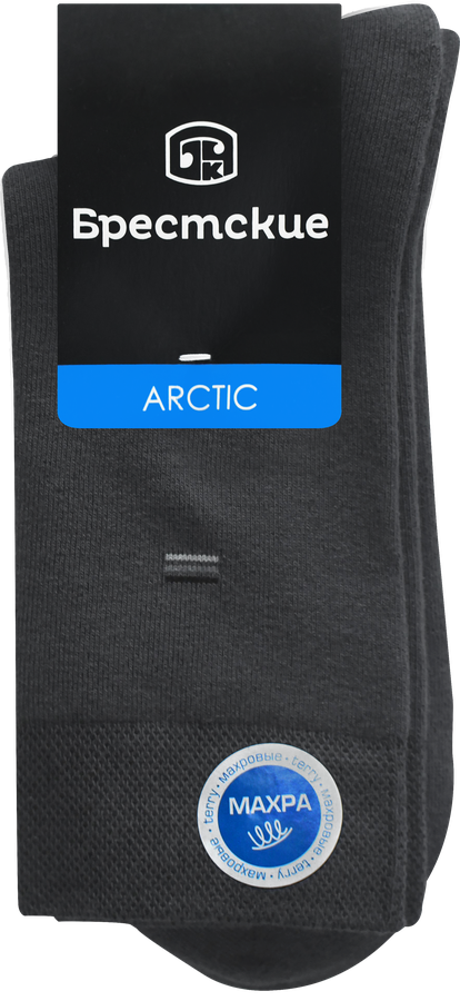 Носки мужские БРЕСТСКИЕ Arctic р. 25, 27, 29, темно-серые рис. 032/000, 
Арт. 14С2420, предпросмотр