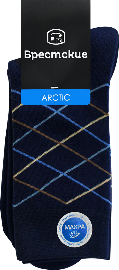 Носки мужские БРЕСТСКИЕ Arctic р. 25, 27, 29, темно-синий рис. 552, Арт. 14С2424, предпросмотр