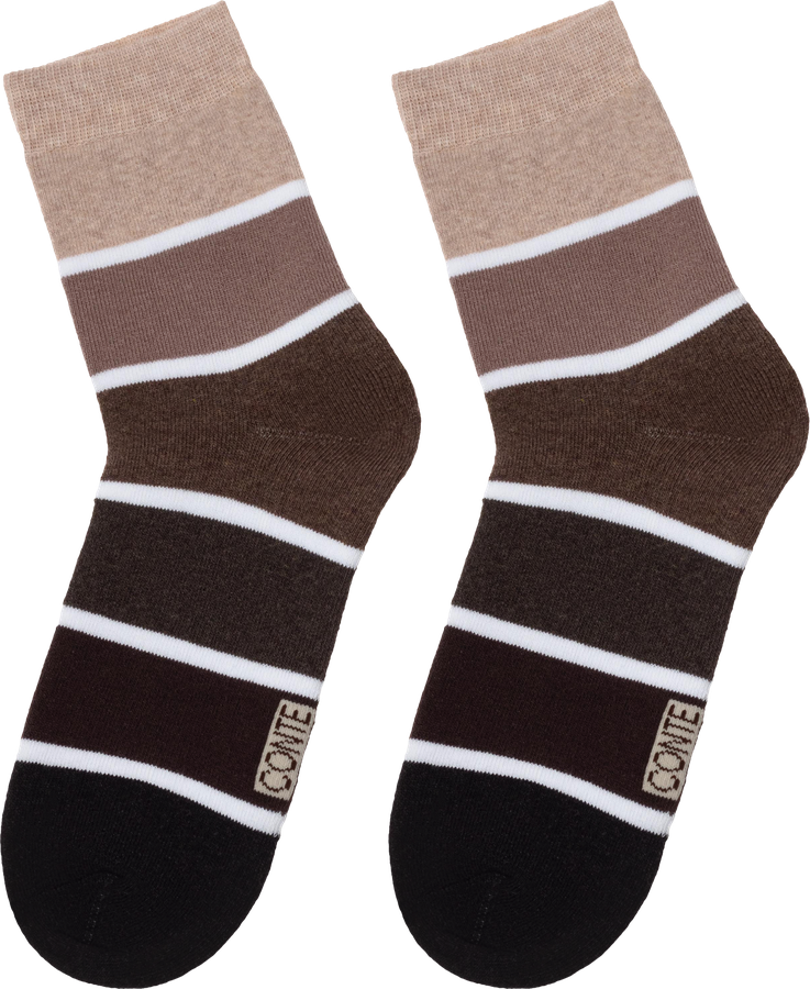 Носки женские CONTE Comfort р. 23, 25, в полоску рис. 212, Арт. 7С-4СП, превью