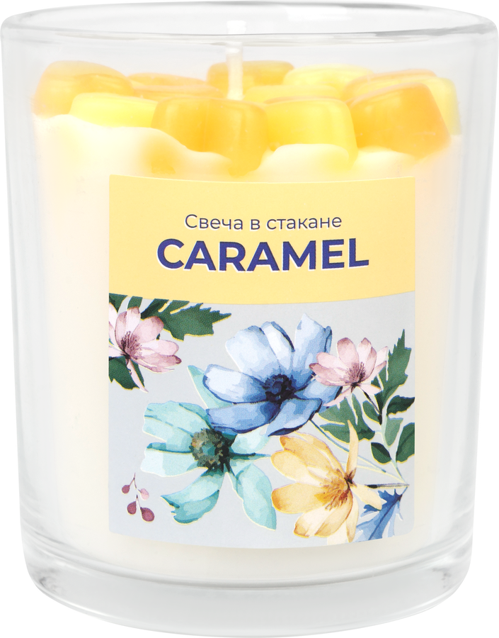 Свеча HOMECLUB Caramel, в стакане, 7х8см, Арт. LS-803, превью