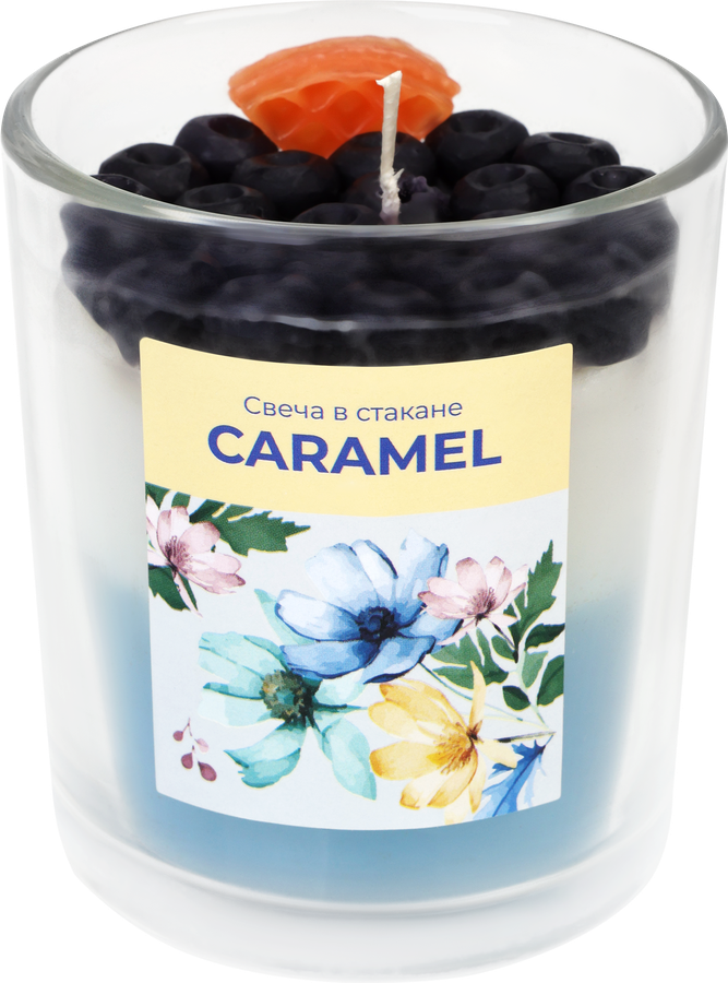 Свеча HOMECLUB Caramel, в стакане, 7х8см, Арт. LS-803, превью