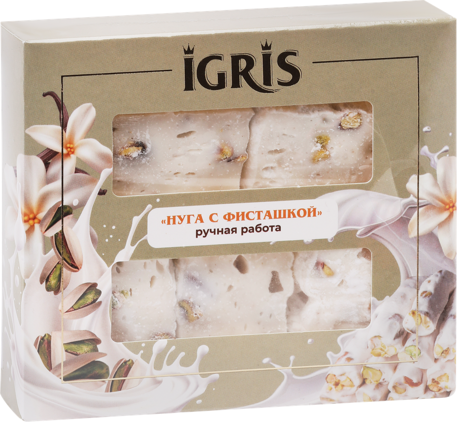 Рахат-лукум IGRIS Нуга с фисташкой, 145г, превью