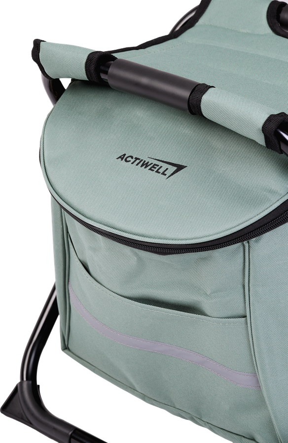 Стул-рюкзак складной ACTIWELL 35х28х40см, с термосумкой, Арт. OC00579, превью