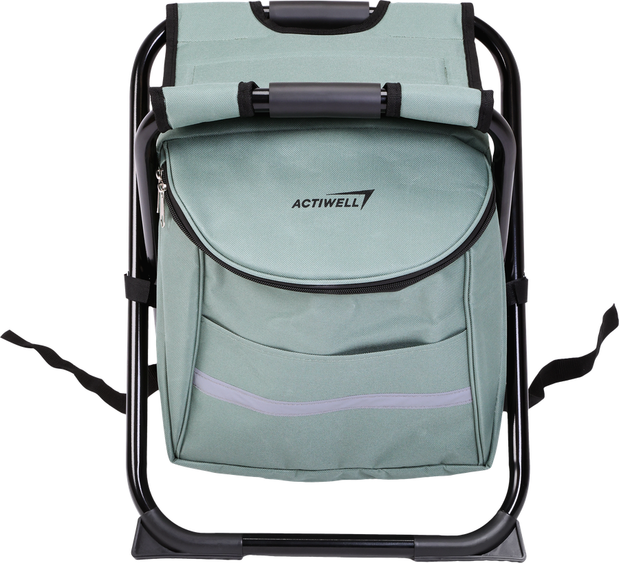 Стул-рюкзак складной ACTIWELL 35х28х40см, с термосумкой, Арт. OC00579, предпросмотр