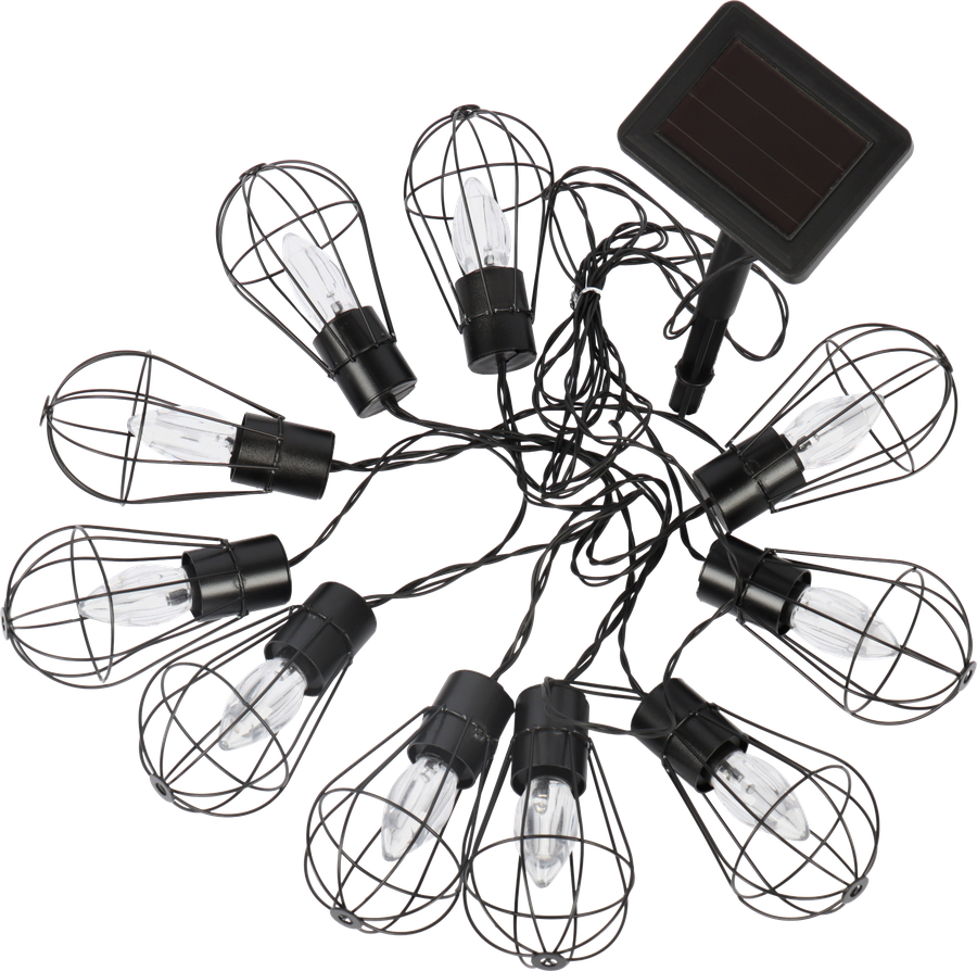 Гирлянда садовая на солнечной батарее GIARDINO CLUB Модерн, 2м 8 LED, Арт. 1452004, превью