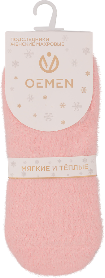 Носки женские OEMEN р. 23, 25 пушистые, цвет молочный, Арт. CR-5-1, предпросмотр