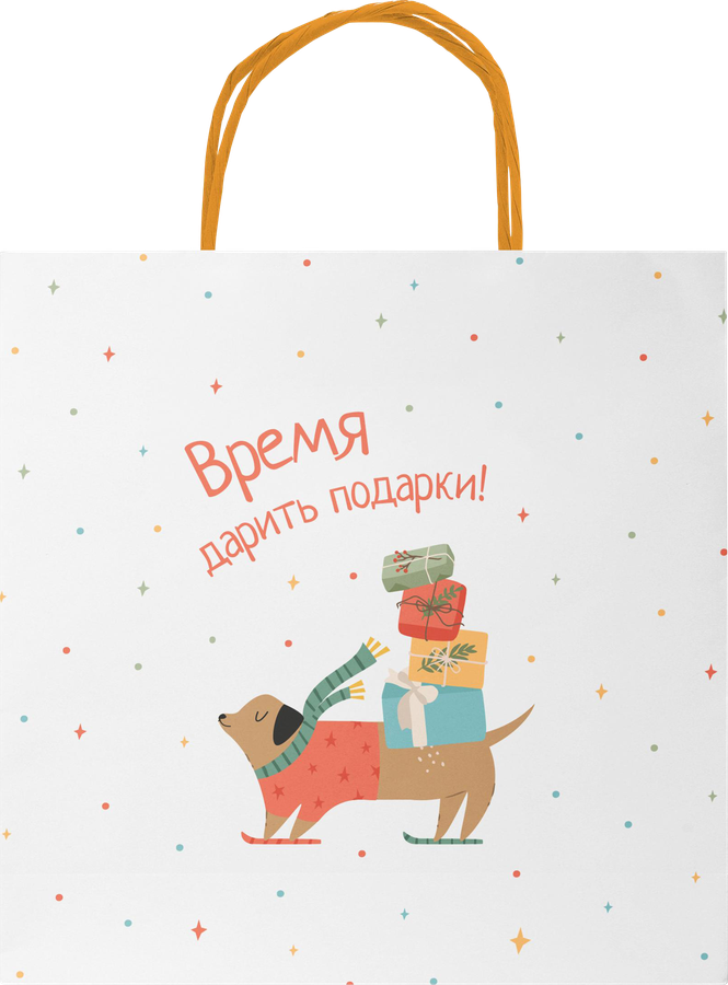 Пакет подарочный CITY HOME TRADE Vibe Year 22х22х10см, предпросмотр