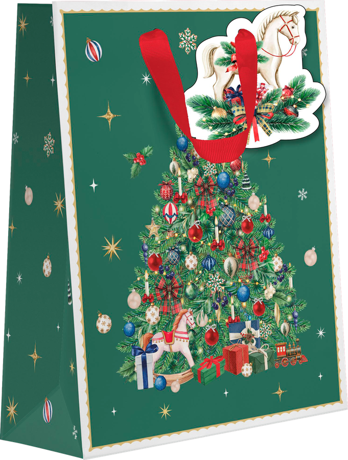 Пакет подарочный CITY HOME TRADE New Years Joy 23х18х10см, предпросмотр