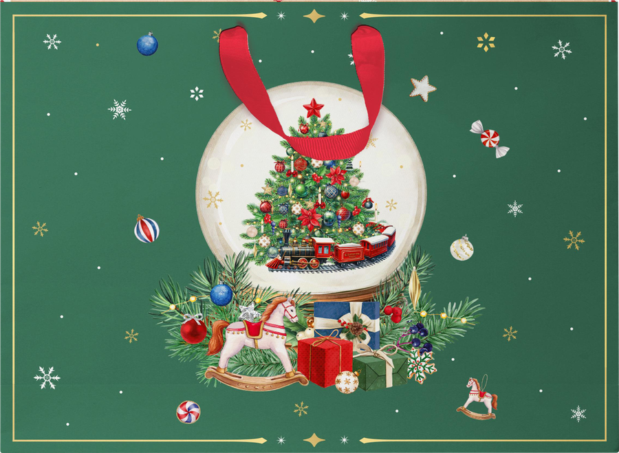 Пакет подарочный CITY HOME TRADE New Years Joy 30х40х15см, предпросмотр