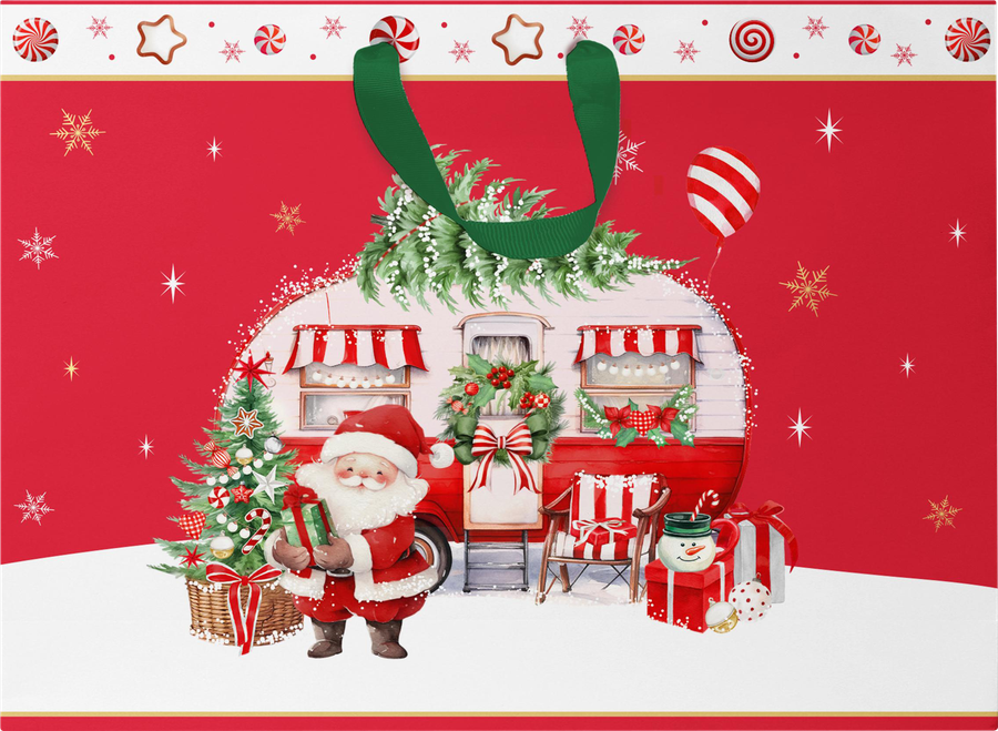 Пакет подарочный CITY HOME TRADE New Years Joy 30х40х15см, предпросмотр