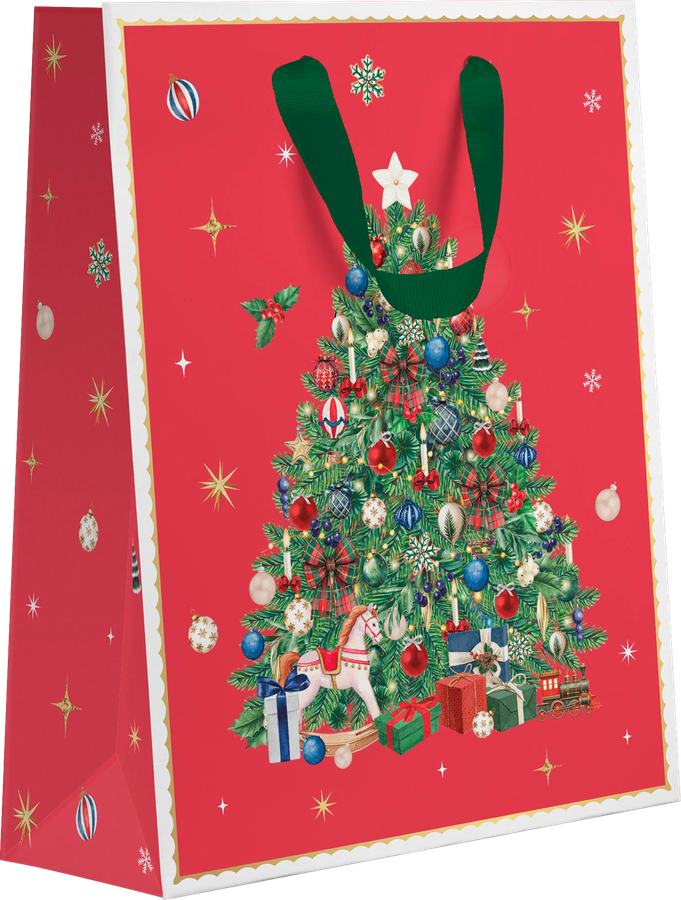Пакет подарочный CITY HOME TRADE New Years Joy 31х26х11см, эффект, превью