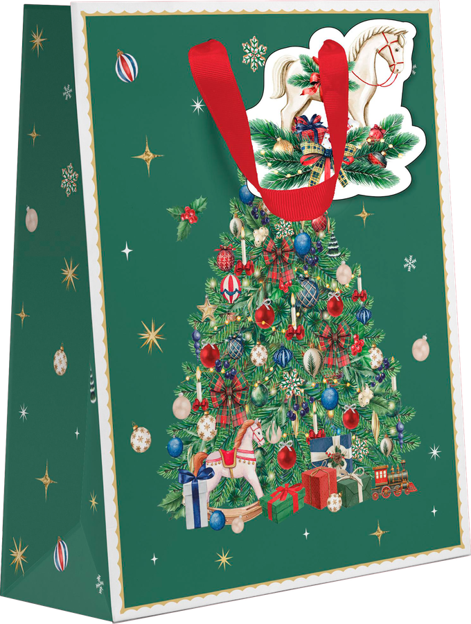 Пакет подарочный CITY HOME TRADE New Years Joy 31х26х11см, предпросмотр