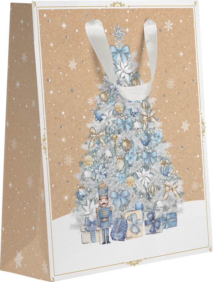 Пакет подарочный CITY HOME TRADE Christmas Kraft 23х18х10см, предпросмотр