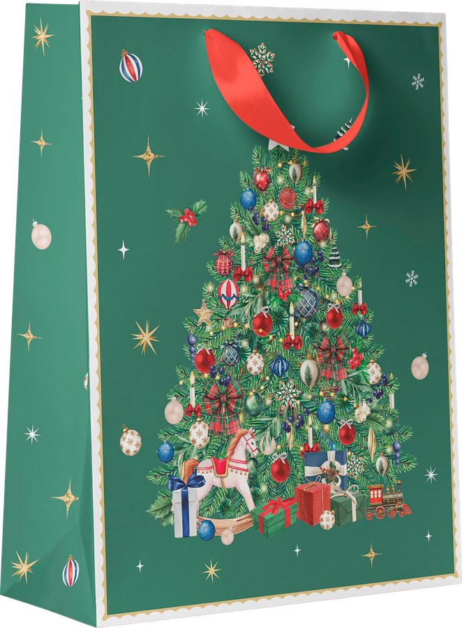 Пакет подарочный CITY HOME TRADE New Years Joy 23х18х10см, превью