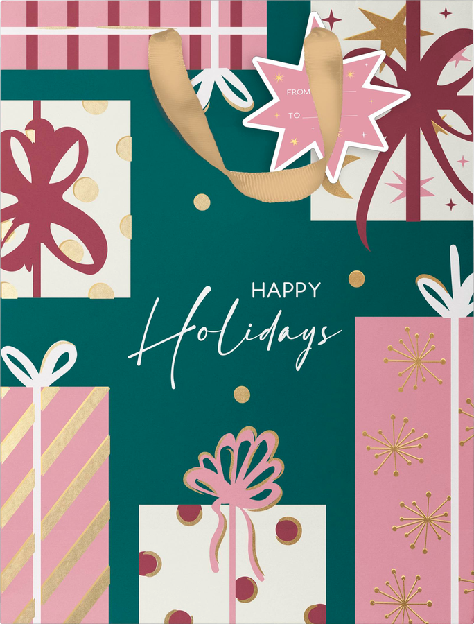 Пакет подарочный CITY HOME TRADE X-Mas Academy 41х31х12см, превью