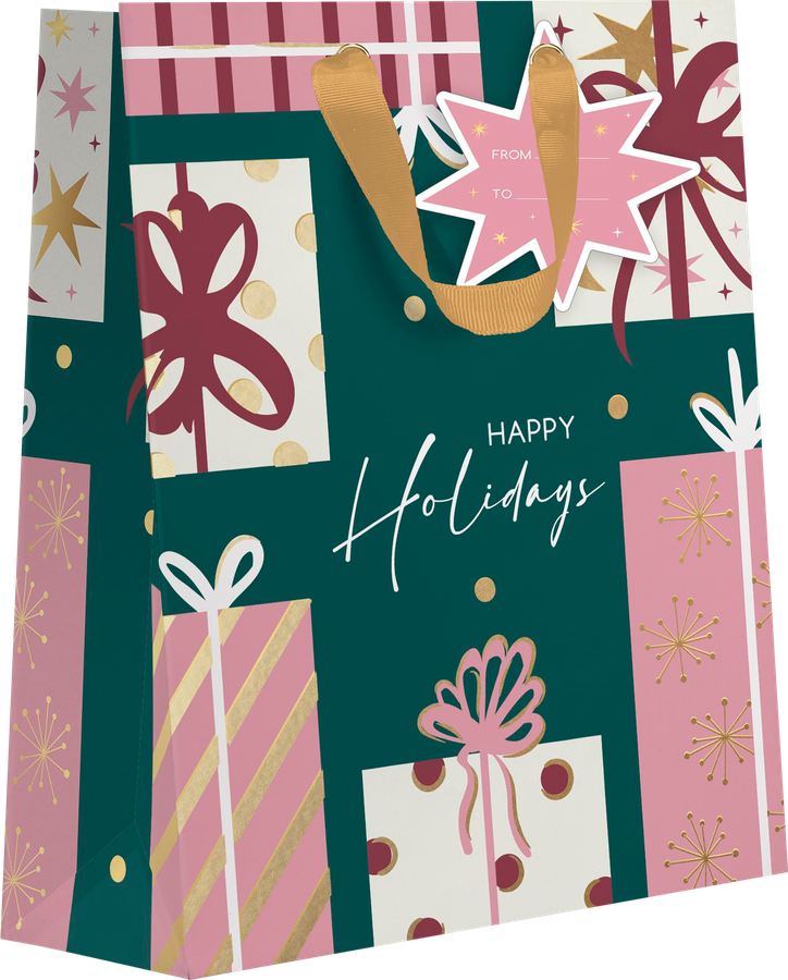 Пакет подарочный CITY HOME TRADE X-Mas Academy 41х31х12см, превью