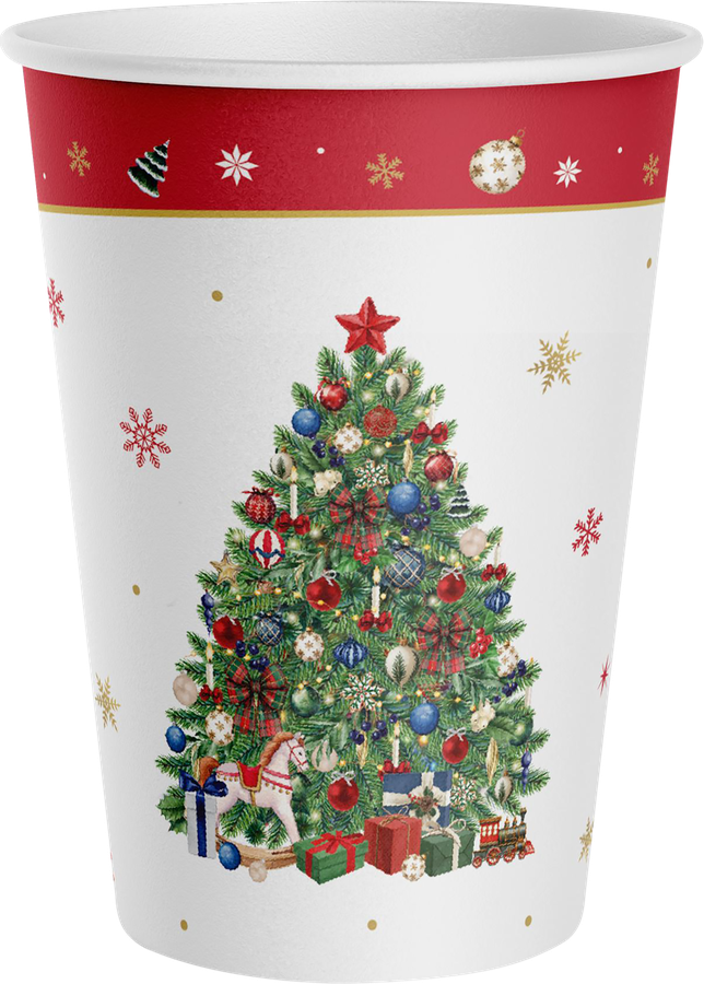 Стакан бумажный CITY HOME TRADE New Years Joy 250мл, 6шт, превью