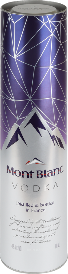 Водка MONTBLANC 40%, в тубусе, п/у, 0.7л, предпросмотр