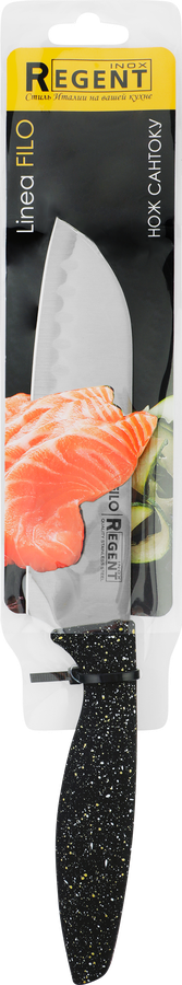 Нож сантоку REGENT INOX Linea Filo, 27,5см, Арт. 93-KN-FI-2, предпросмотр