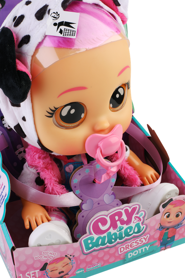 Набор игровой CRYBABIES Дотти Dressy, плачущая интерактивная, с аксессуарами, превью