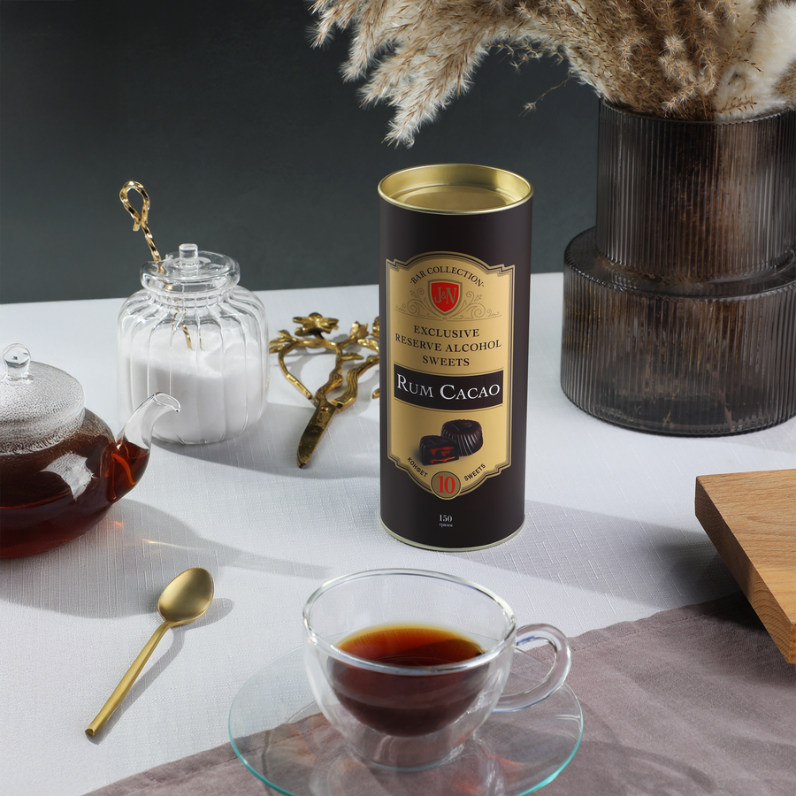 Конфеты J&N Bar Collection со вкусом какао с ромом, 150г, предпросмотр