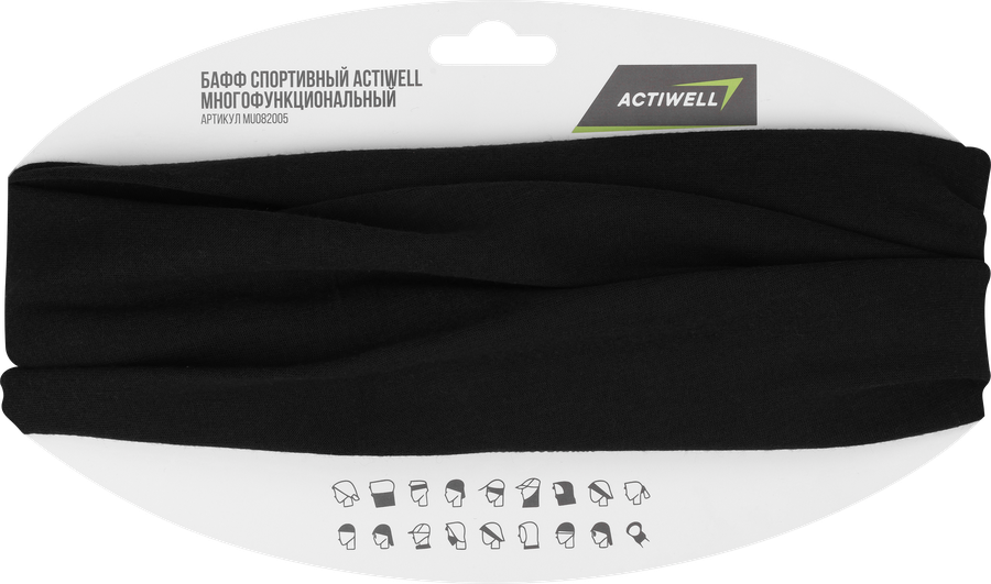 Бафф спортивный ACTIWELL многофункциональный, Арт. MU082005, превью