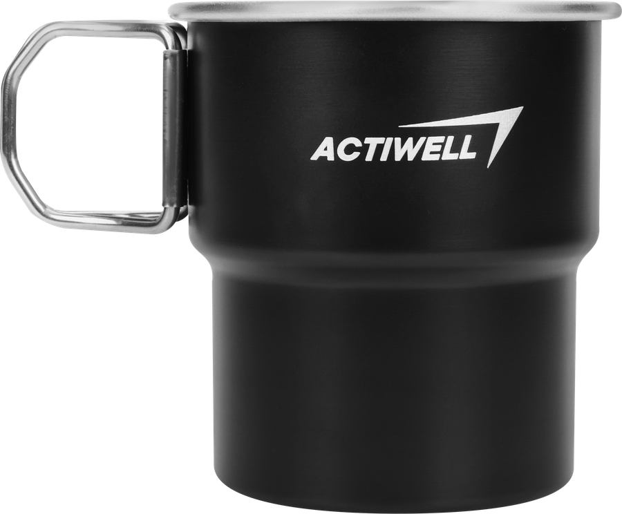 Кружка туристическая ACTIWELL 300мл, нержавеющая сталь, Арт. MU082007-1, предпросмотр