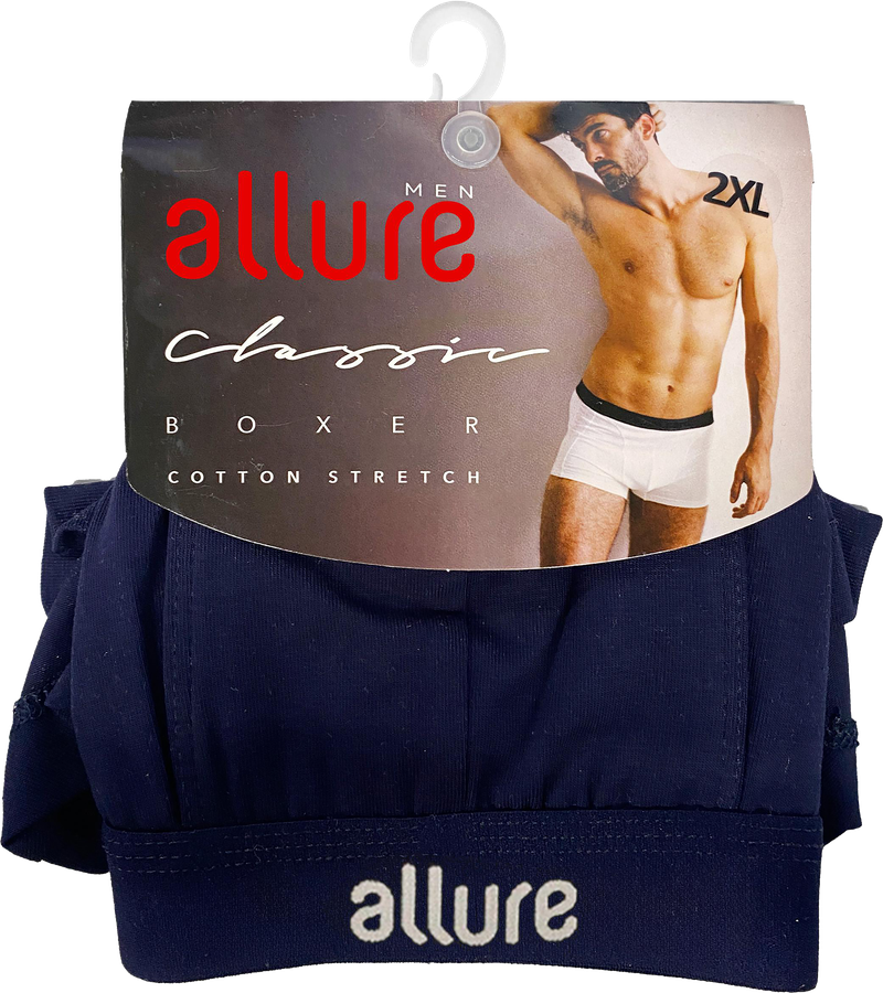 Трусы мужские ALLURE боксеры размер в ассортименте, темно-синие, Арт. ALR 00003, предпросмотр
