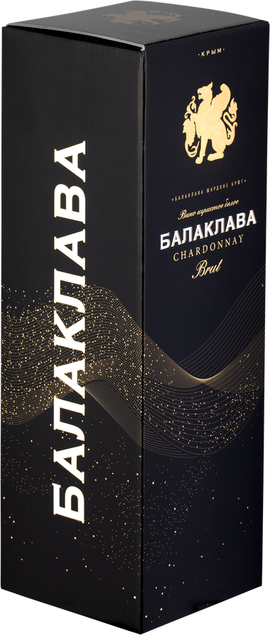 Вино игристое БАЛАКЛАВА Российское Крым Шардоне белое брют, п/у, 0.75л, предпросмотр