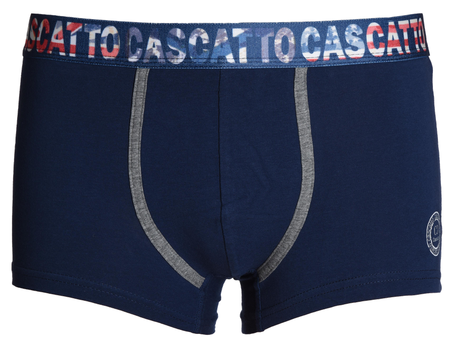 Трусы мужские CASCATTO боксеры р. M–XXL, однотонные с окантовкой, Арт. BXM1825, превью