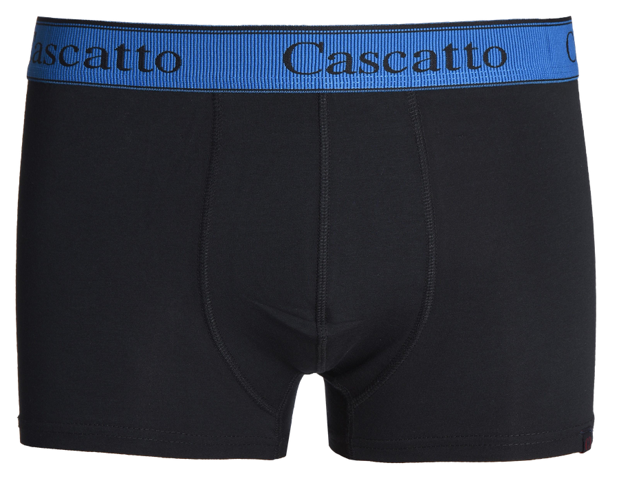 Трусы мужские CASCATTO боксеры р. M–XXL, однотонные с цветной резинкой, Арт. BXM1807, превью