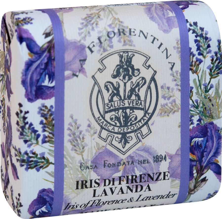Мыло твердое LA FLORENTINA Фруктовые сады Флорентийский ирис и лаванда, 106г, превью
