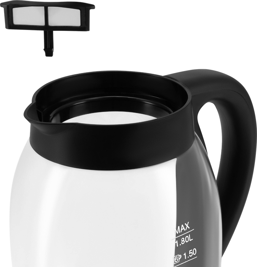 Электрочайник POLARIS PWK 1839C Water Way Pro черный, предпросмотр