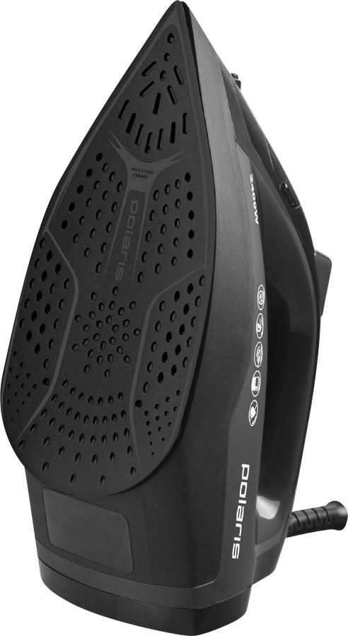 Утюг POLARIS покрытие подошвы PRO 6 X-Slide Ceramic, черный, Арт. PIR 2484K, предпросмотр
