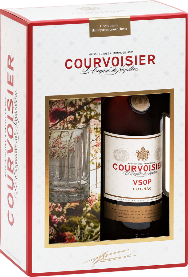 Коньяк COURVOISIER VSOP 4 года 40%, с бокалом, п/у, 0.7л, предпросмотр