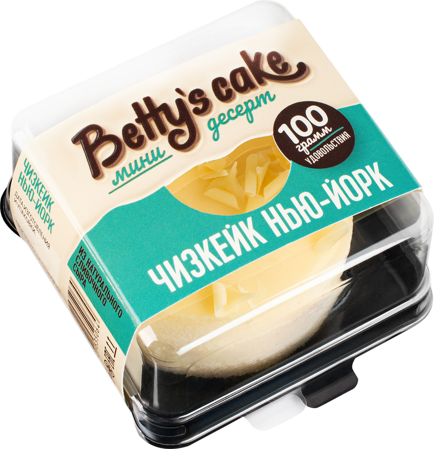 Чизкейк замороженный BETTY'S CAKE Нью-йорк, 100г, превью