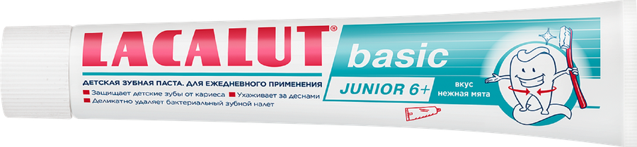 Паста LACALUT зубная 60г basic junior 6+, превью