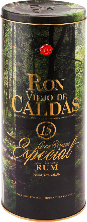 Ром VIEJO DE CALDAS Гран Резерва Эспесьяль выдержанный 15 лет 40%, п/у, 0.7л, превью