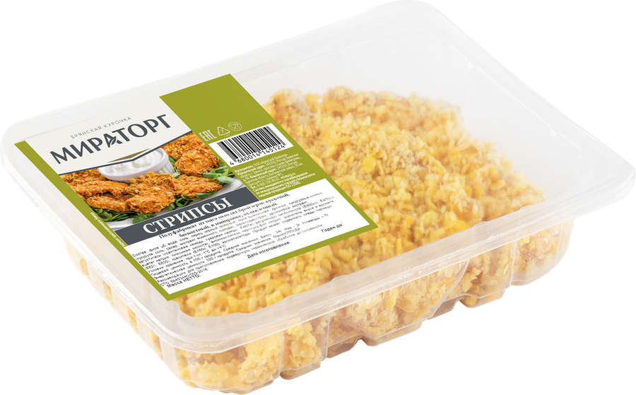 Стрипсы куриные МИРАТОРГ, 350г, превью