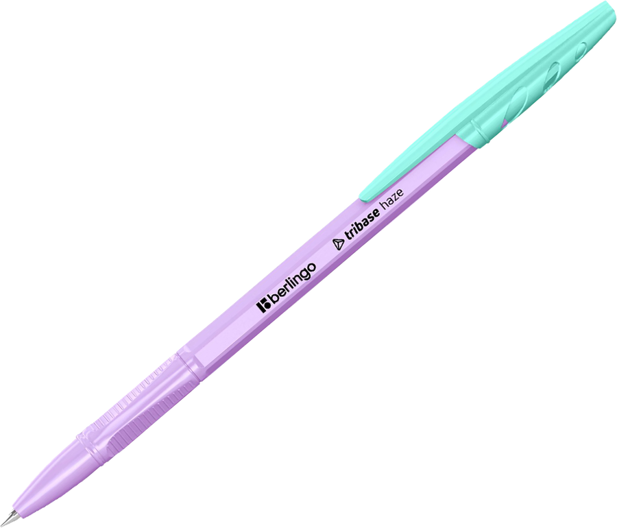 Ручка шариковая BERLINGO Tribase haze, синий, 0,7мм, превью