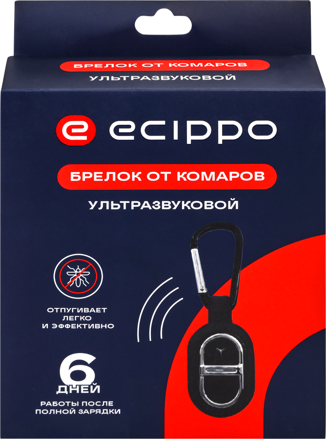 Отпугиватель комаров ультразвуковой ECIPPO брелок, Арт. ET51-3203, предпросмотр